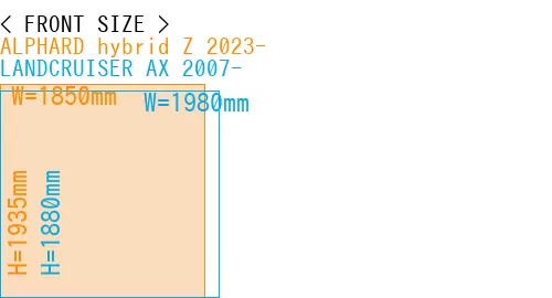 #ALPHARD hybrid Z 2023- + LANDCRUISER AX 2007-